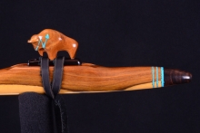 Lignum Vitae Native American Flute, Minor, High D-5, #H28G